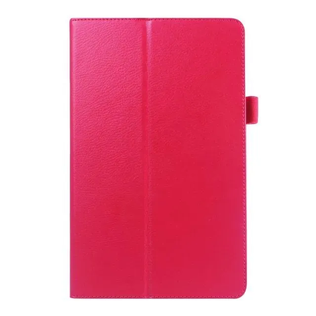 Flat protective case for Samsung T560 T561 9.6 inch tablet with PU leather litchi pattern and foldable stand