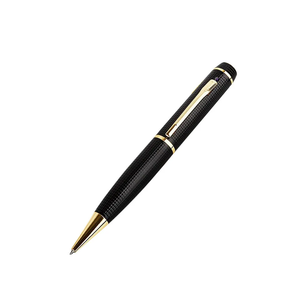 Professional USB conference recorder pen in Gold and Grey colour options, lightweight 53g design