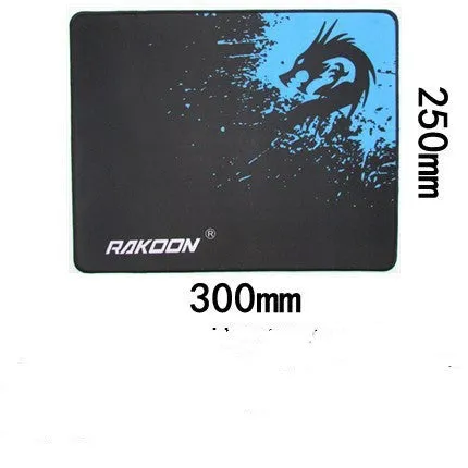 Single-sided cloth mouse pad with Seam Blue Dragon pattern in 21cmx26cm size