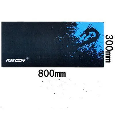 Single-sided cloth mouse pad with Seam Blue Dragon pattern in 21cmx26cm size