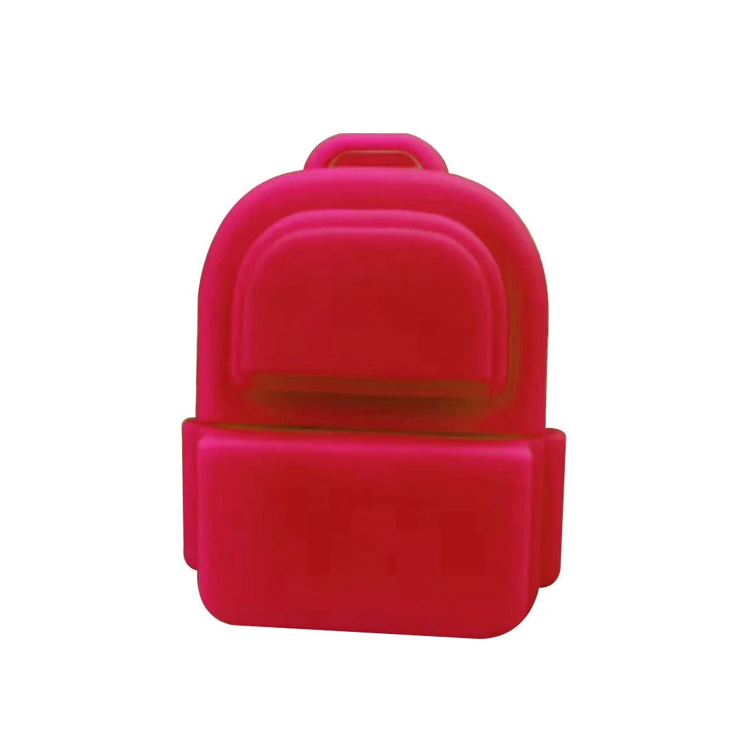 Schoolbag USB 2.0 flash drive in plastic shell, read speed 60 MB/s, 10 g, capacities 4GB-64GB