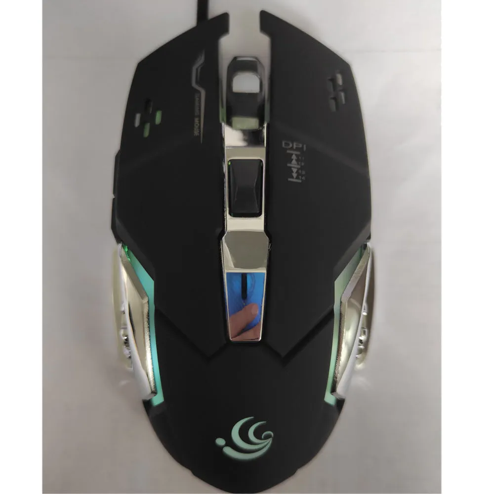 One-handed wired mechanical gaming keyboard with green axis switches, 35 keys, USB cable, and hand rest