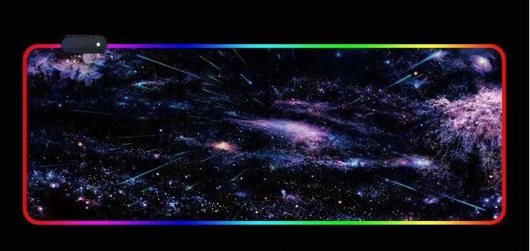 Colourful Skull pattern gaming mouse pad 40x90x4mm for keyboard and symphony table mat