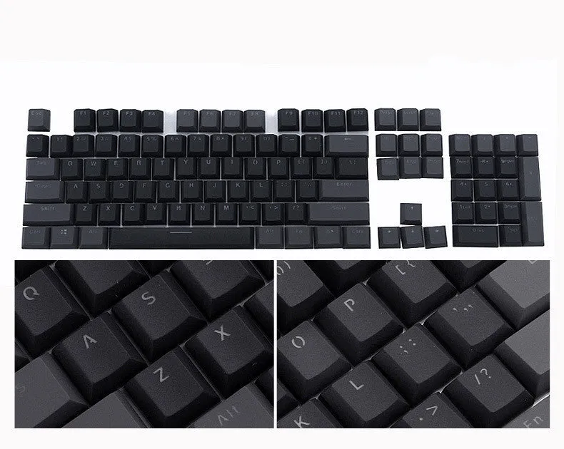 Two-colour ABS mechanical keyboard key cap in blue and white for universal fit