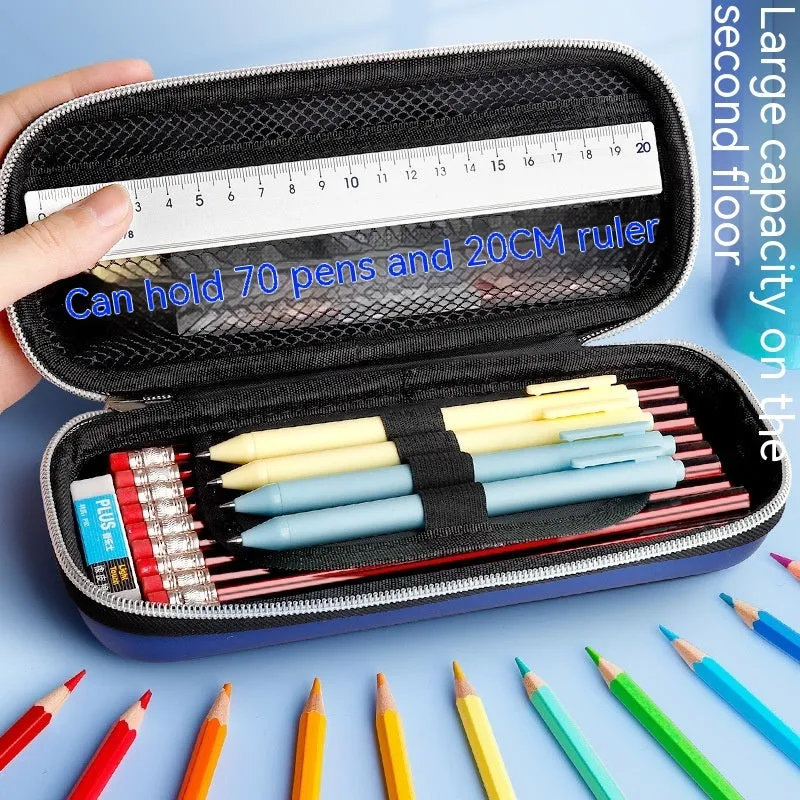 Three-dimensional cartoon EVA pencil case in astronaut design with large capacity for school children