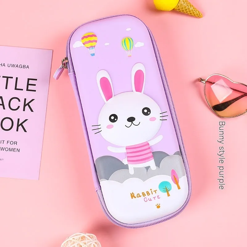 Three-dimensional cartoon EVA pencil case in astronaut design with large capacity for school children