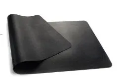 Leather desk mat in multiple sizes and colours for office or study use, shown on a desk with a computer mouse.