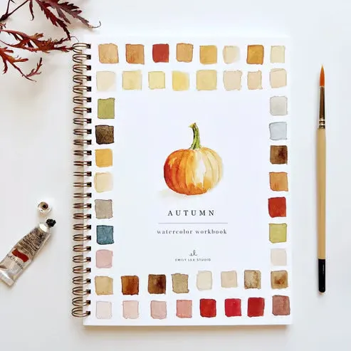 Portable watercolour exercise book with birds theme, 23x16.5cm paper pad for beginners