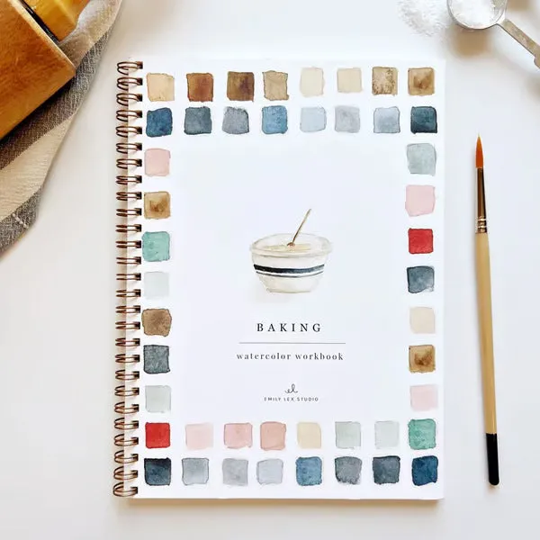 Portable watercolour exercise book with birds theme, 23x16.5cm paper pad for beginners