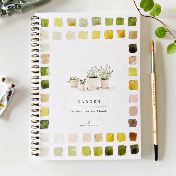 Portable watercolour exercise book with birds theme, 23x16.5cm paper pad for beginners