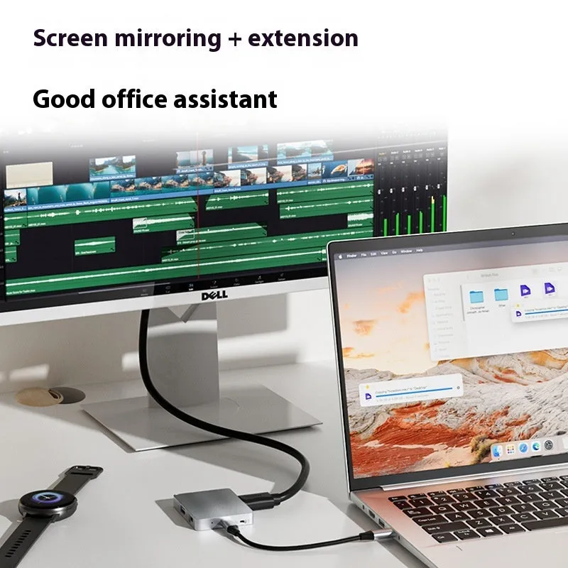 M2 magnetic hard disk box aluminium alloy enclosure with USB cable and screwdriver