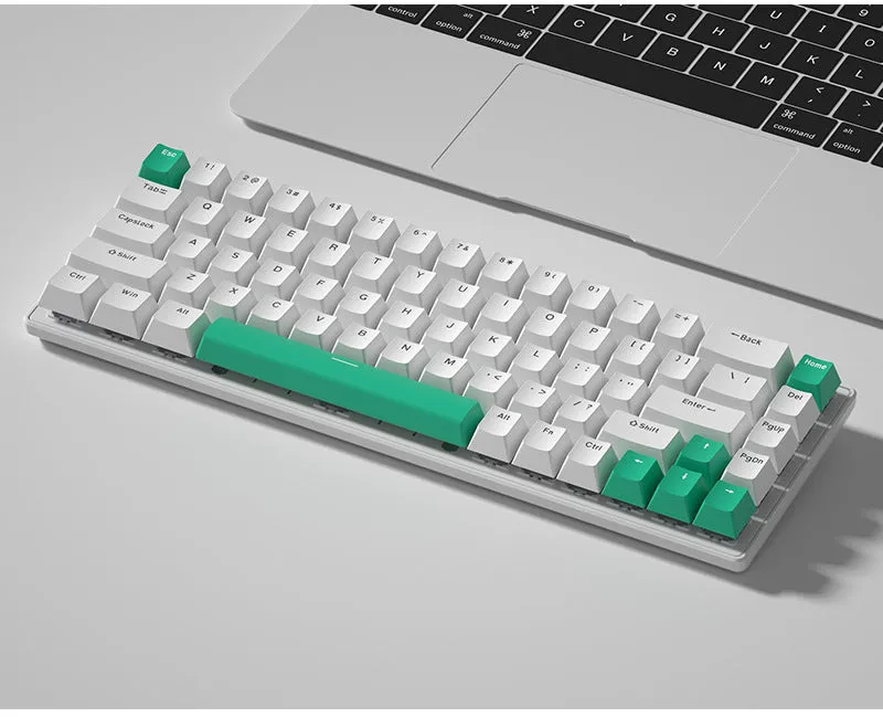 RGB light-emitting portable keypad in black with visible keys, ABS body, wired 1.5m cable