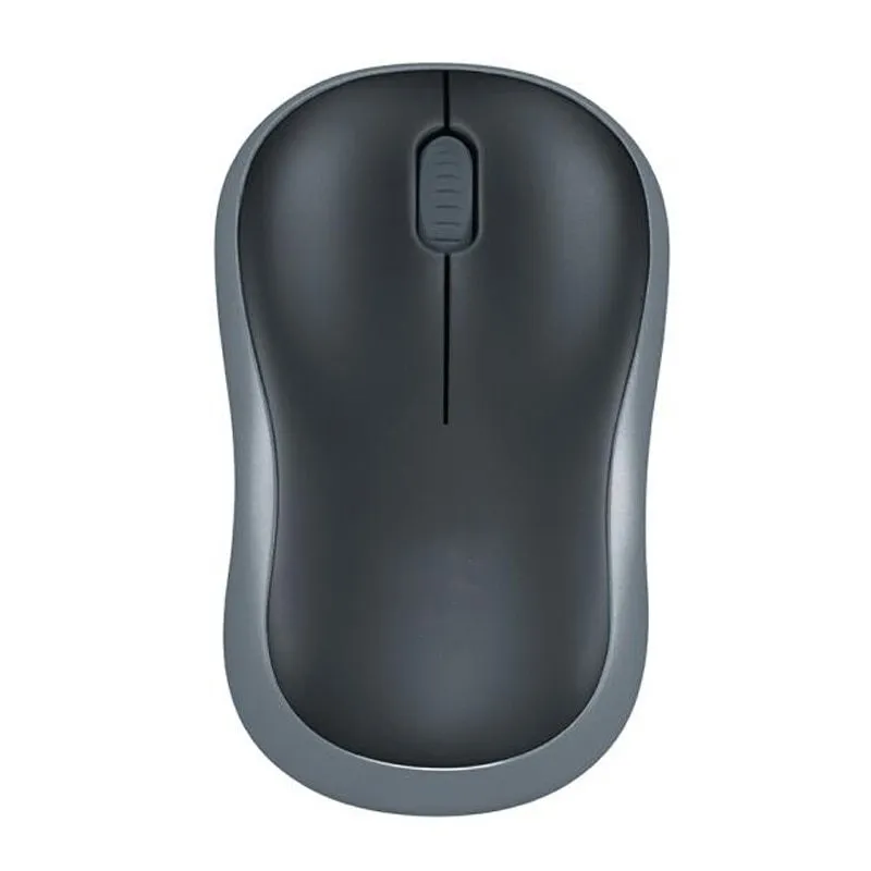 Compact wireless mouse model 185/186 in blue with USB receiver, 1200 DPI three-button design