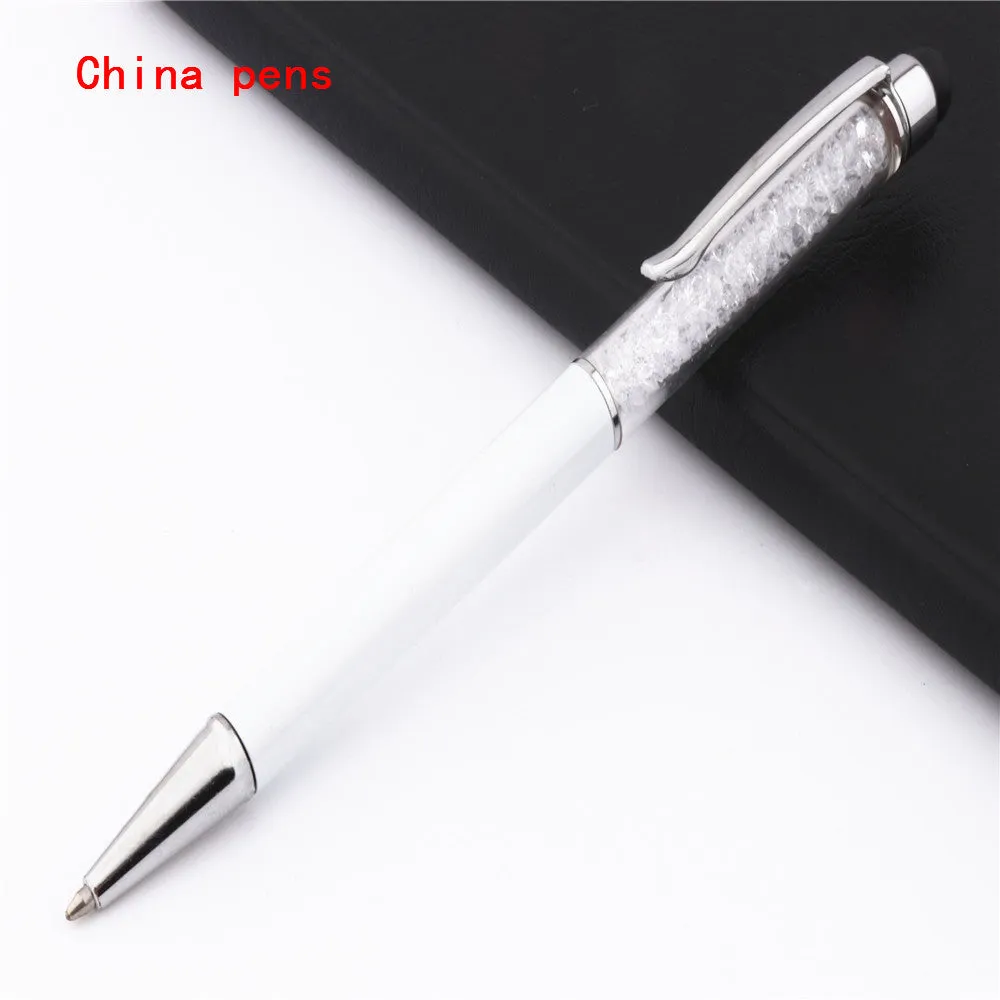 Luxury crystal capacitive pen touch screen stylus 14.5cm in multiple colour options for phone and tablet use