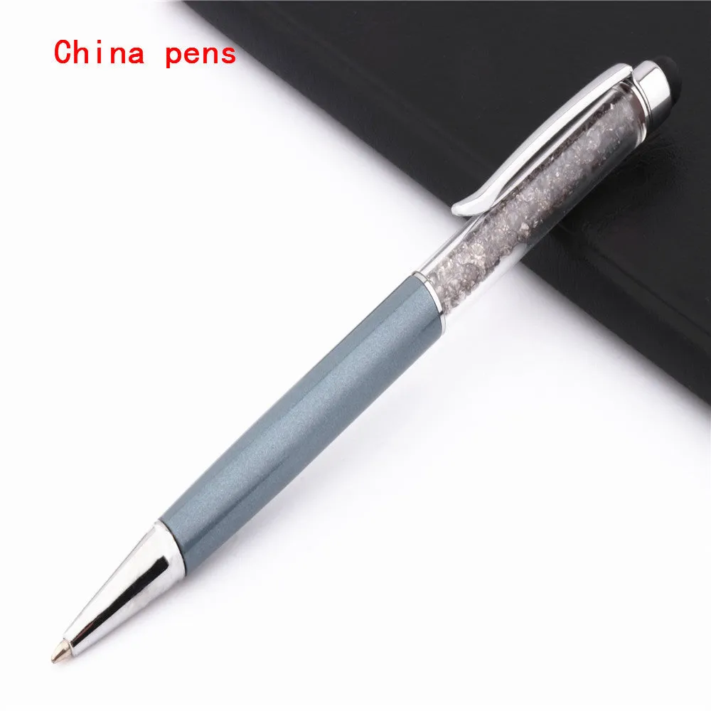 Luxury crystal capacitive pen touch screen stylus 14.5cm in multiple colour options for phone and tablet use