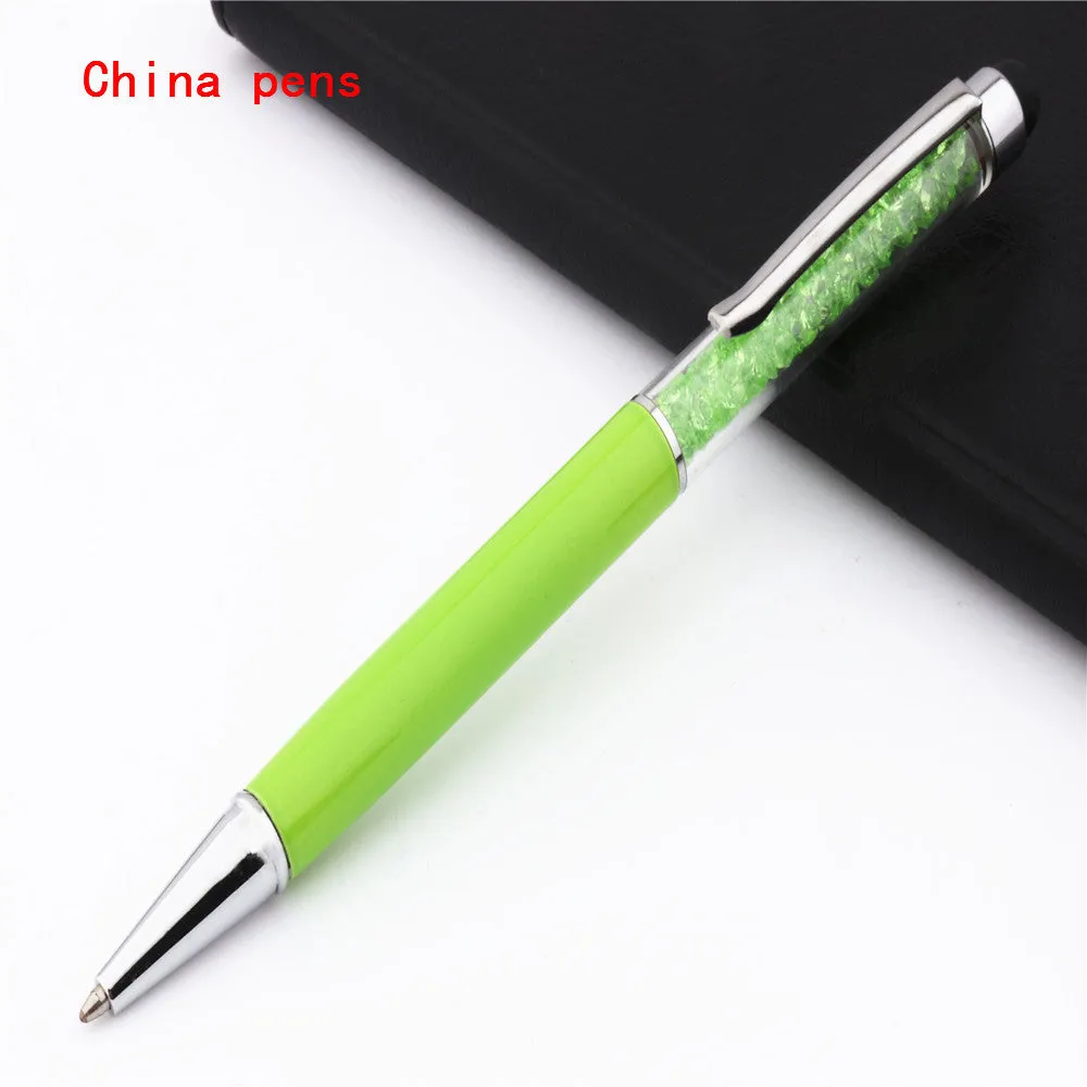 Luxury crystal capacitive pen touch screen stylus 14.5cm in multiple colour options for phone and tablet use