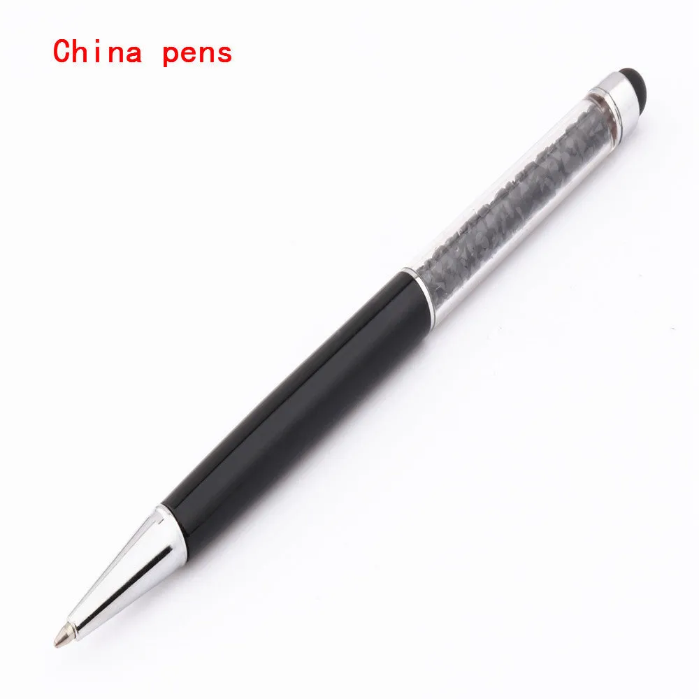 Luxury crystal capacitive pen touch screen stylus 14.5cm in multiple colour options for phone and tablet use