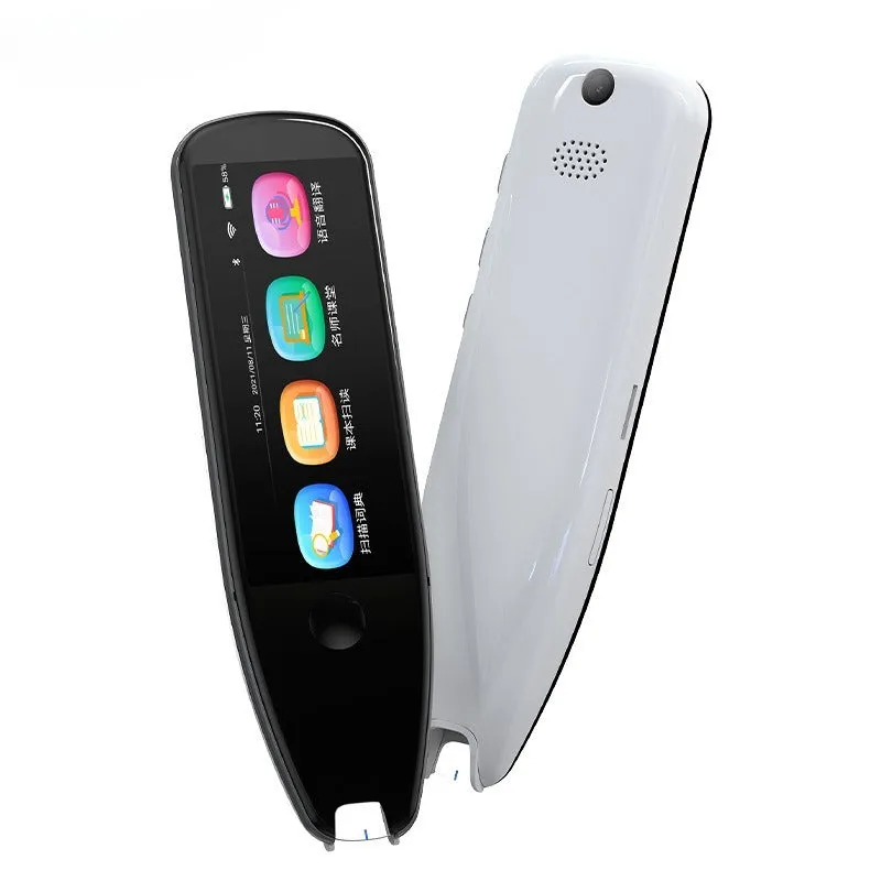X5PRO 35-inch scanning translation pen in black, showing large screen and scan button