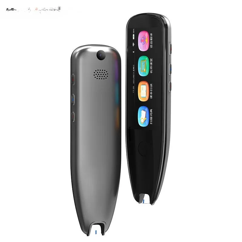 X5PRO 35-inch scanning translation pen in black, showing large screen and scan button