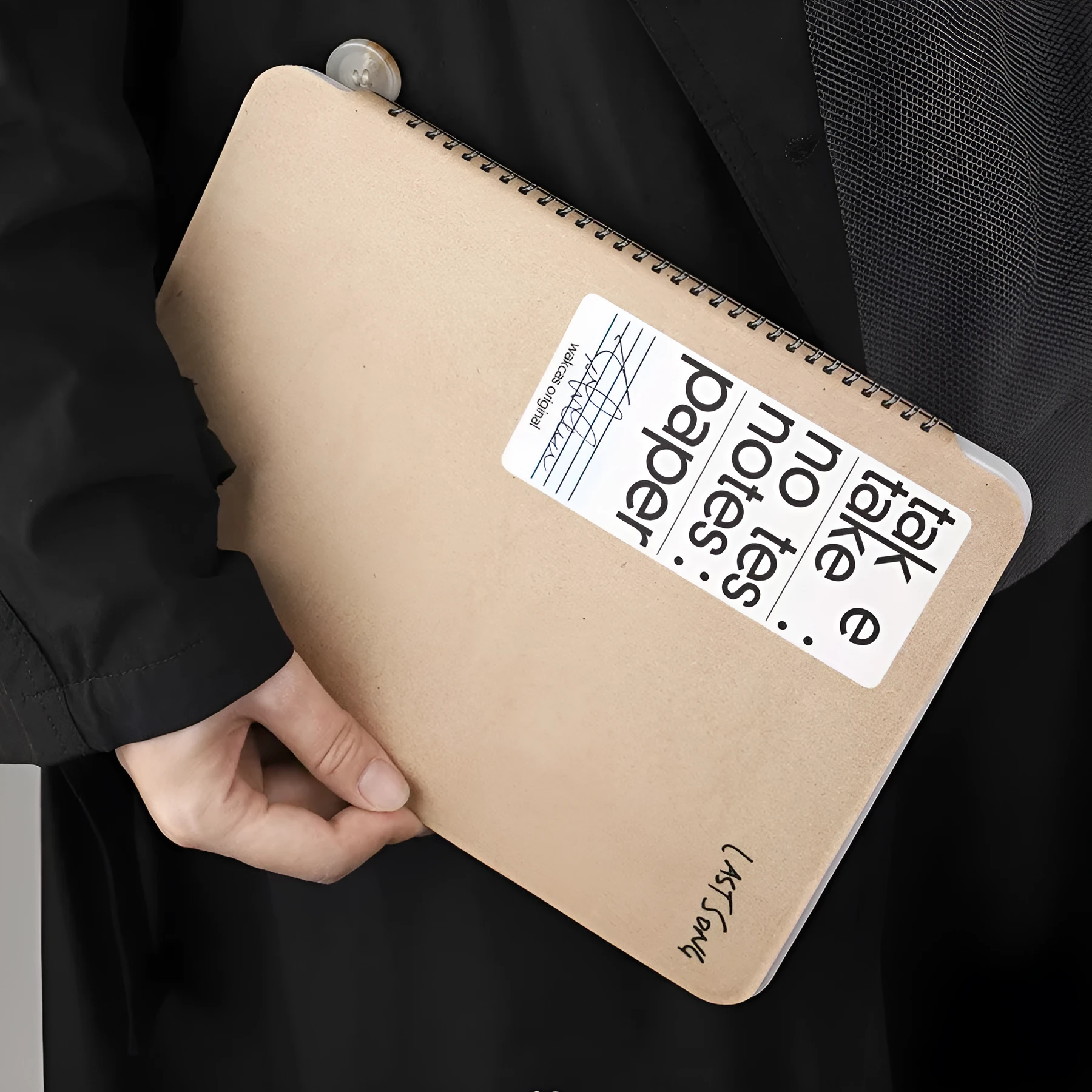 TPU kraft paper pattern tablet case for iPad showing fall protection back panel