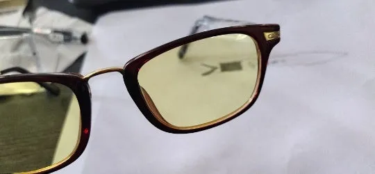 Anti blue light glasses with TR90 frame in Bright Black colour, full frame, unisex design