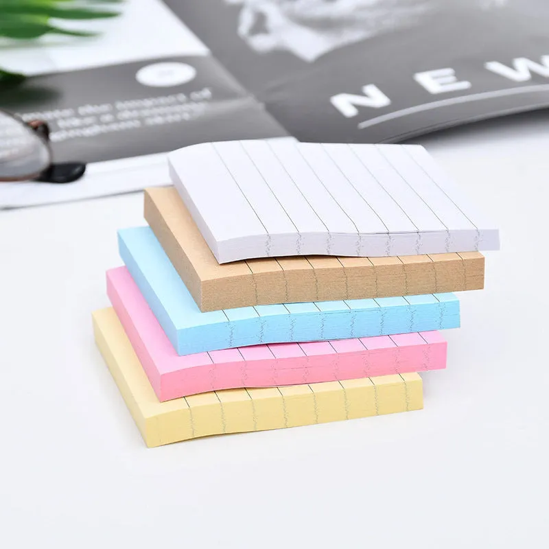 Ufficio di Cancelleria Solid Sticky Notes 7.5x7.5cm 100 sheets colour paper coffee grey white
