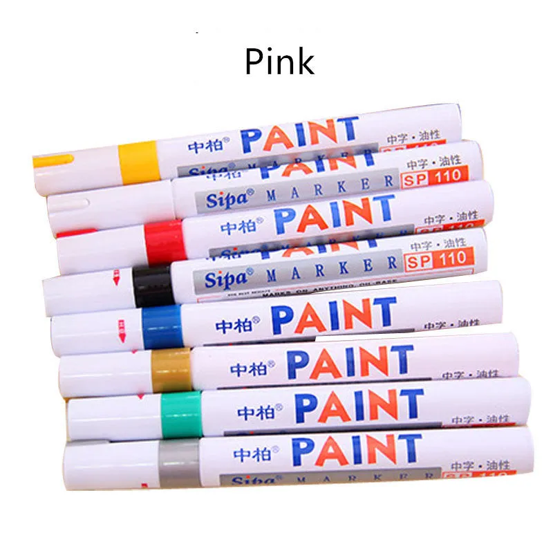 Bike touch-up paint pen in black with colour options for frame scratch repair