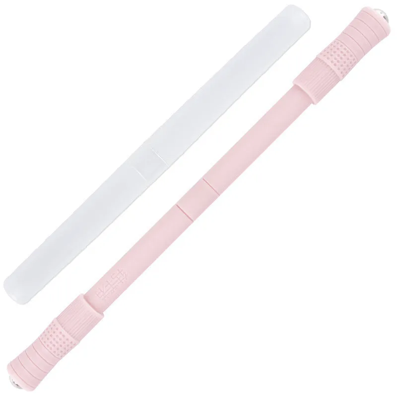 Polypropylene rotating training pen 22cm long with 1.6cm diameter in black with storage tube