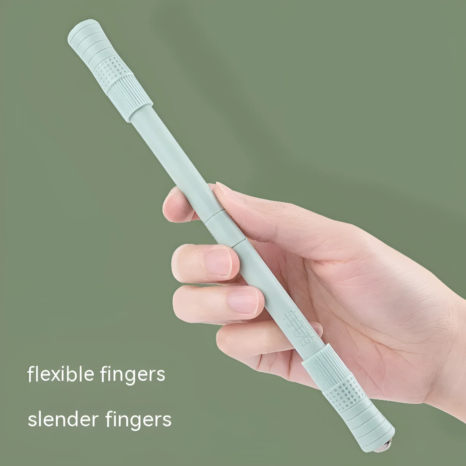 Polypropylene rotating training pen 22cm long with 1.6cm diameter in black with storage tube