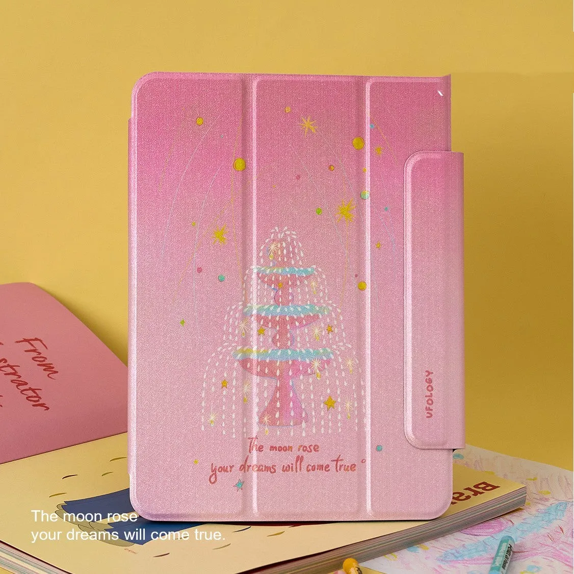 Magnetic suction flat plate shell protective sleeve for iPad Air5 and iPad Air4 10.9 inch in imitation leather
