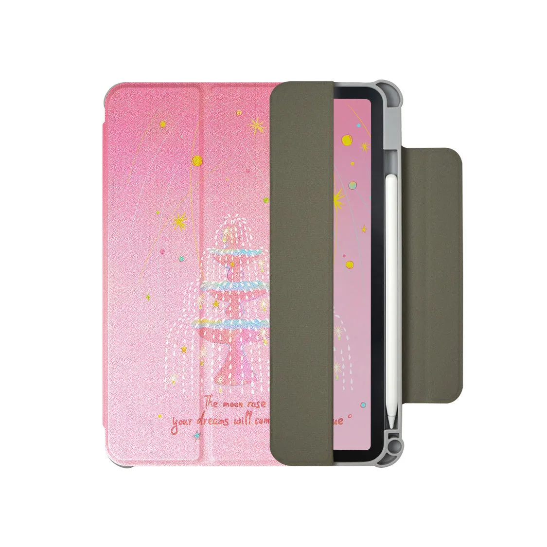 Magnetic suction flat plate shell protective sleeve for iPad Air5 and iPad Air4 10.9 inch in imitation leather