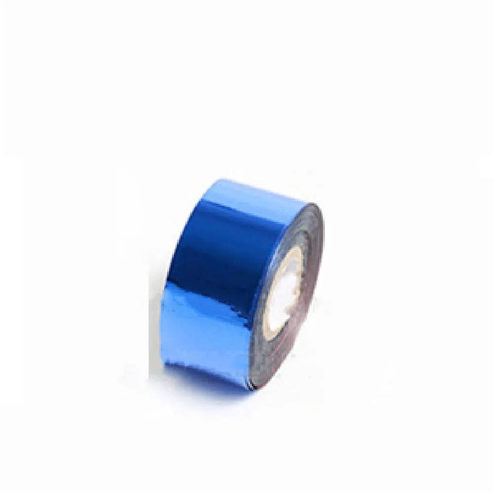 Roll of electrochemical aluminium hot stamping foil for leather and plastic branding applications