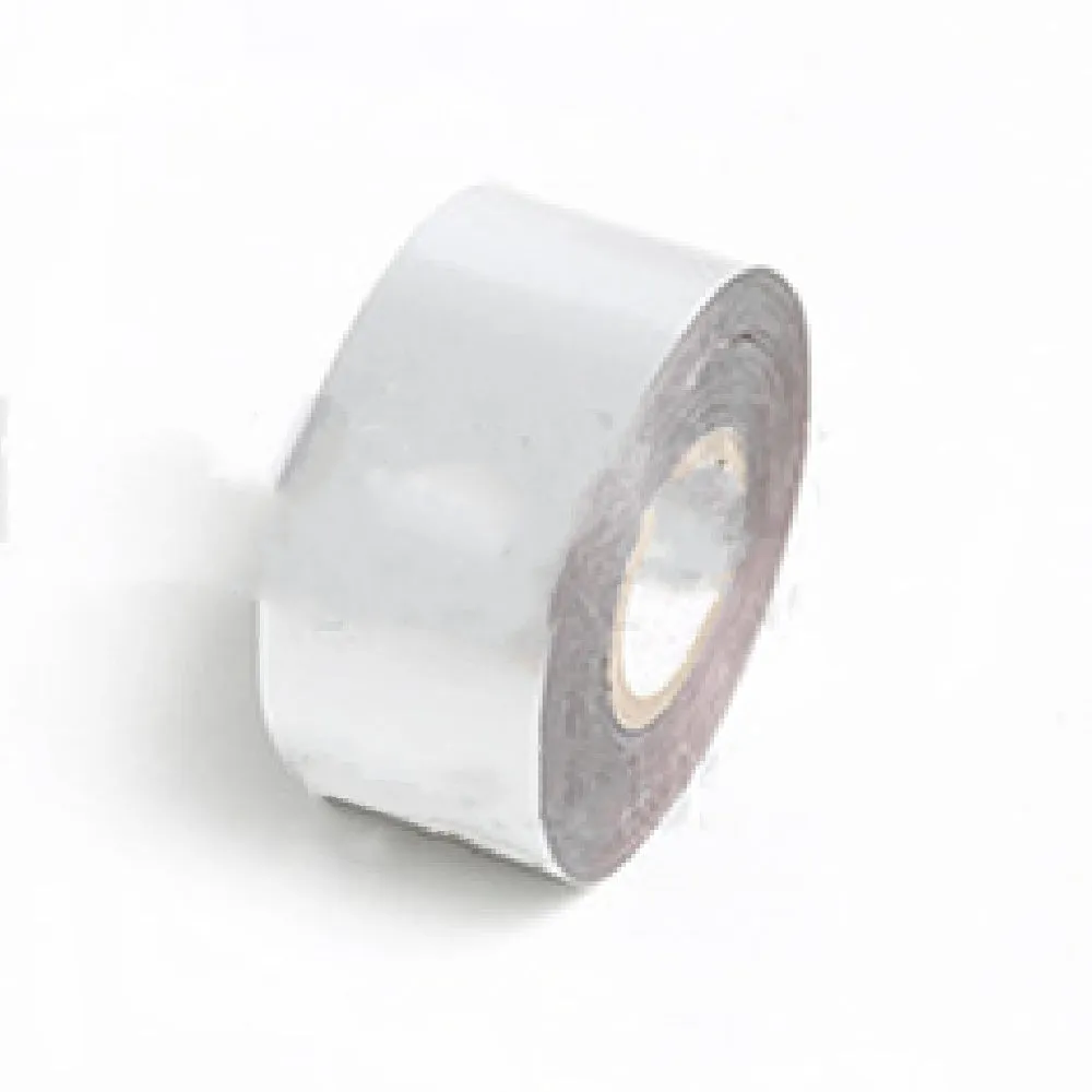 Roll of electrochemical aluminium hot stamping foil for leather and plastic branding applications