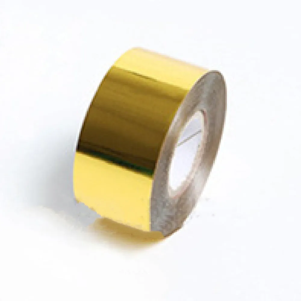 Roll of electrochemical aluminium hot stamping foil for leather and plastic branding applications