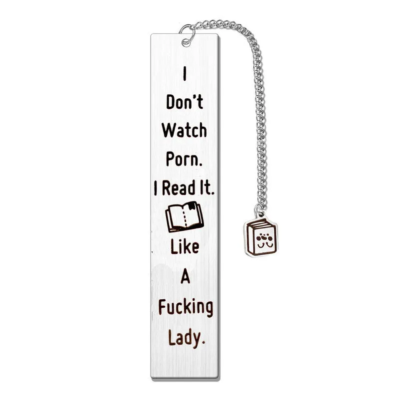 Stainless steel bookmark with tassel in gift box, five colour options
