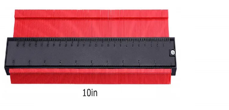 Blue 25cm ABS contour gauge profile duplicator for carpentry measurement