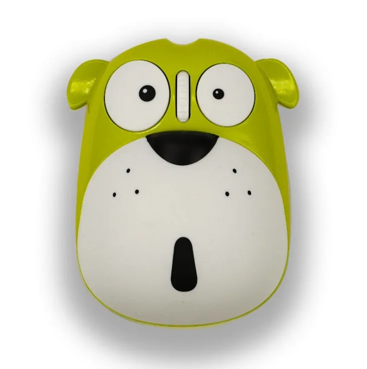 Silent optical mouse with 2.4G wireless, rechargeable battery, and matte material in pink panda design