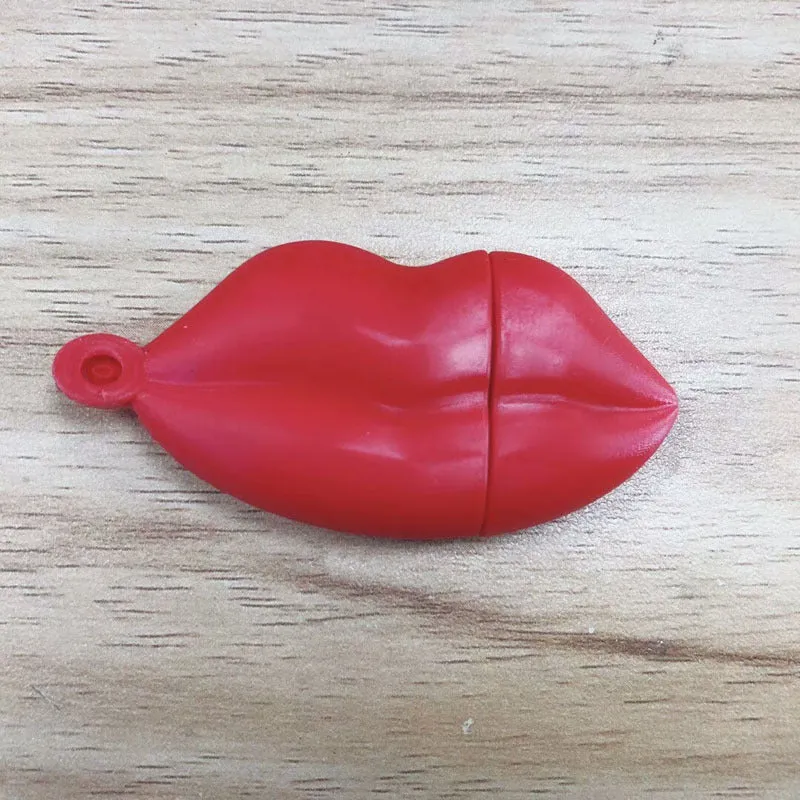 Creative human organs design USB 3.0 flash drive with brain and lip print in PVC shell