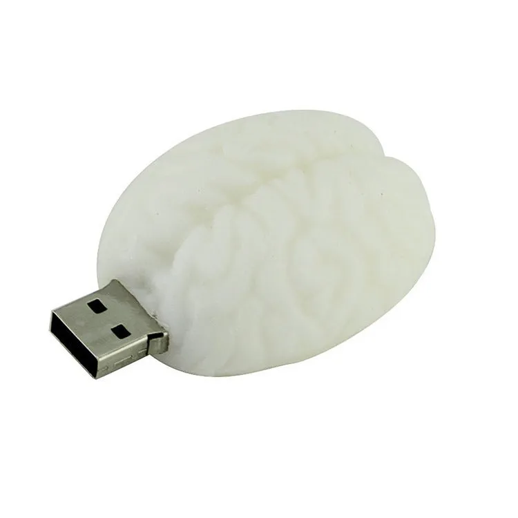 Creative human organs design USB 3.0 flash drive with brain and lip print in PVC shell