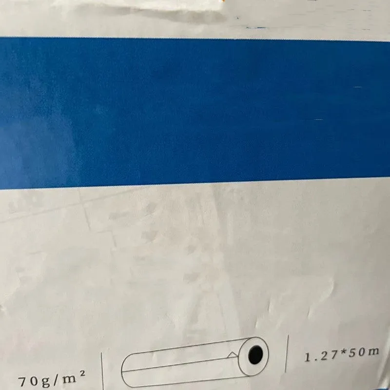 Roll of microjet printable coated rice paper with half-cooked xuan finish, 50m length, for art reproduction and decorative painting