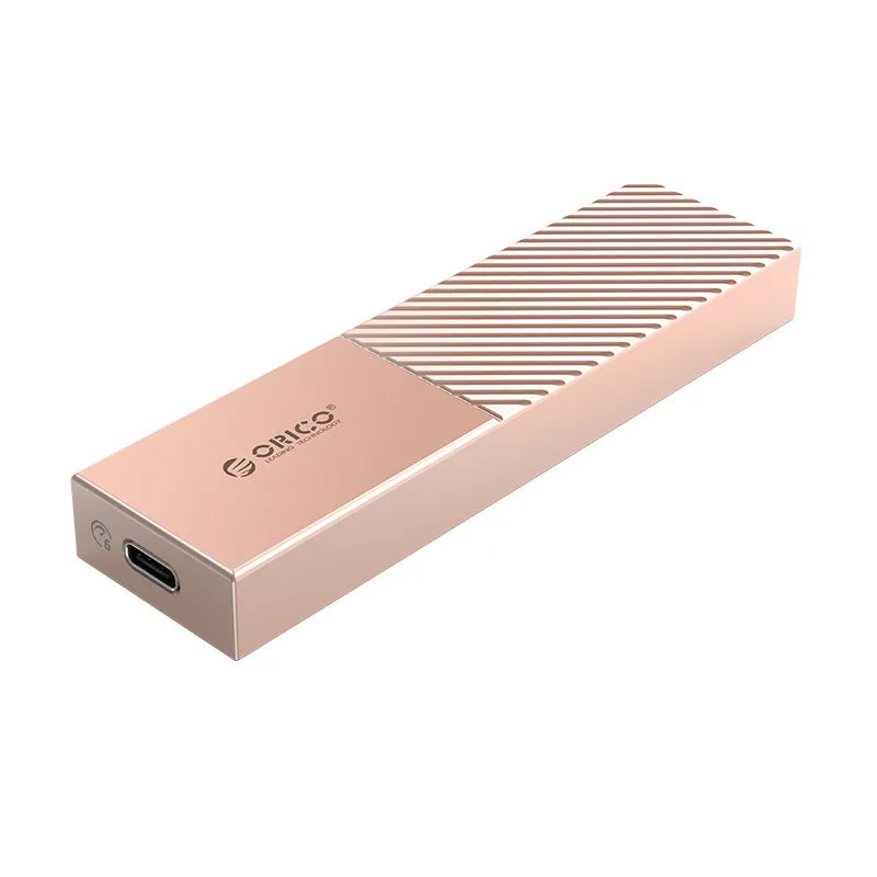 M.2 SATA NVMe high-speed disk box aluminium alloy enclosure grey