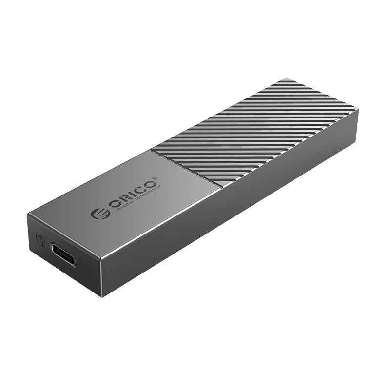 M.2 SATA NVMe high-speed disk box aluminium alloy enclosure grey