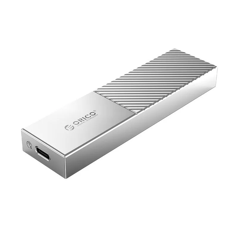 M.2 SATA NVMe high-speed disk box aluminium alloy enclosure grey