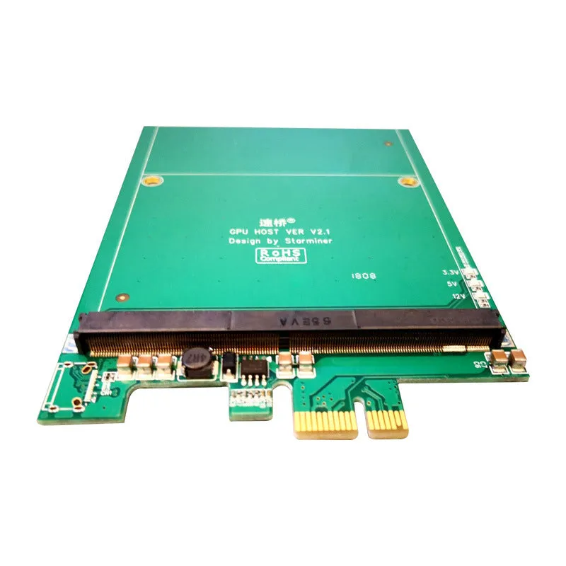 To MXM3.0 graphics adapter riser card green colour with 1000 MB/s data speed for desktop expansion