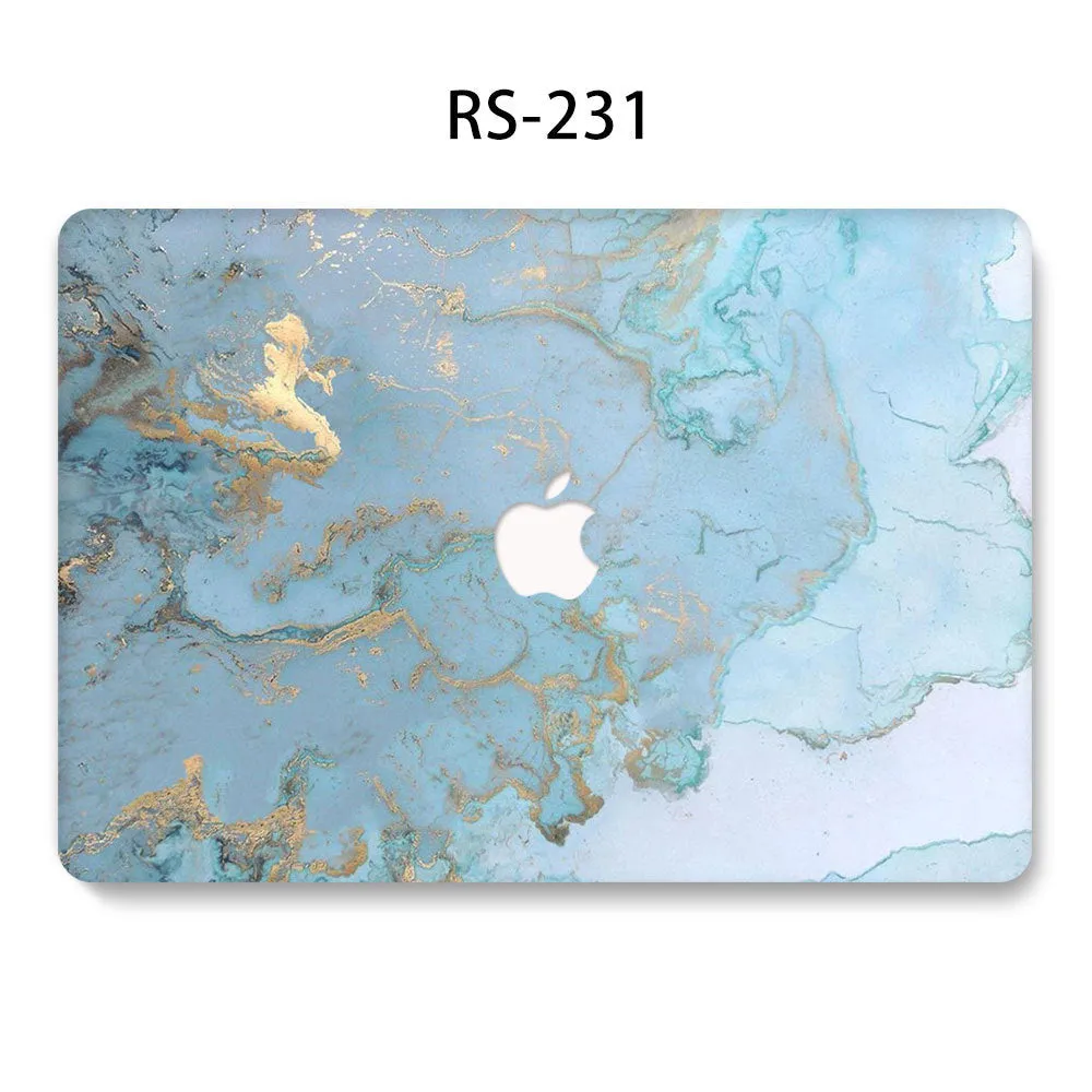 Ultra-thin painted PC protective shell for MacBook Air and MacBook Pro, scratch-resistant finish with heat vents