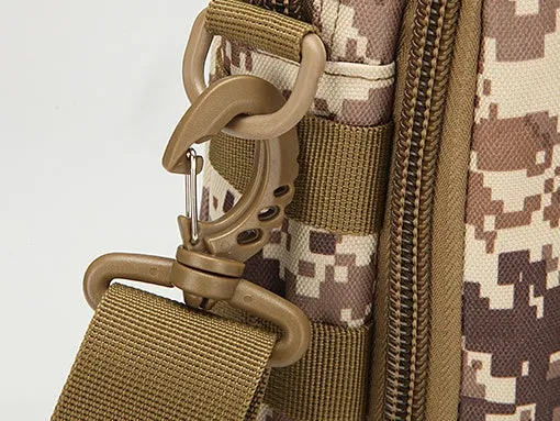 Tactical MOLLE crossbody bag 25x17x10cm 0.45kg 800D Oxford fabric ACU camouflage