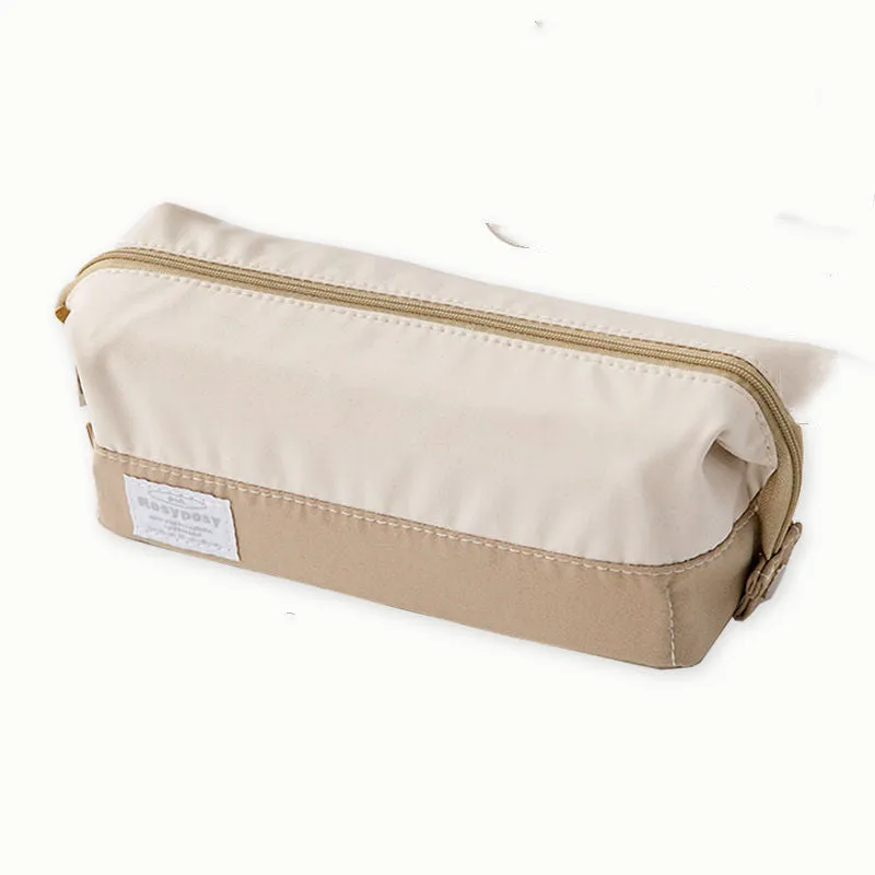 Canvas stationery box in seven ins style colours for junior high school student learning supplies