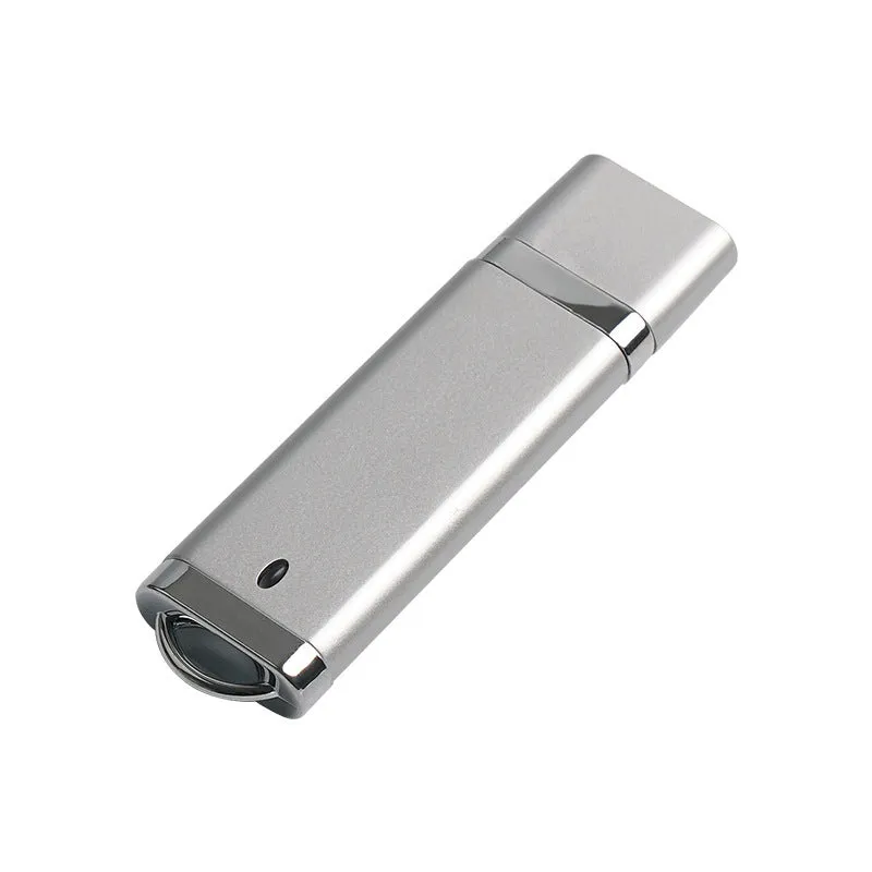 Plastic creative USB flash drive in blue with USB 2.0 interface and 73.2x20x7.4 mm dimensions