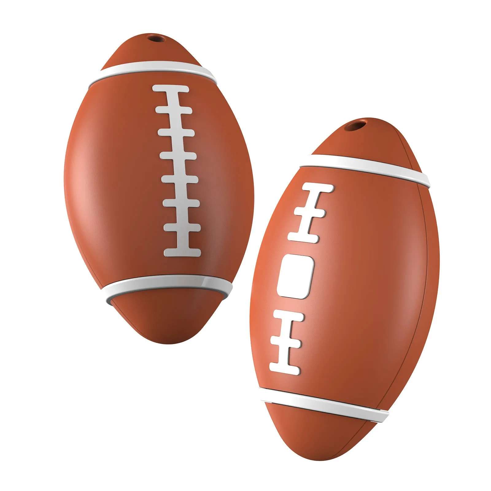 F06 rugby anti-loss alarm device in black, brown, or green colours, 31.8mm size