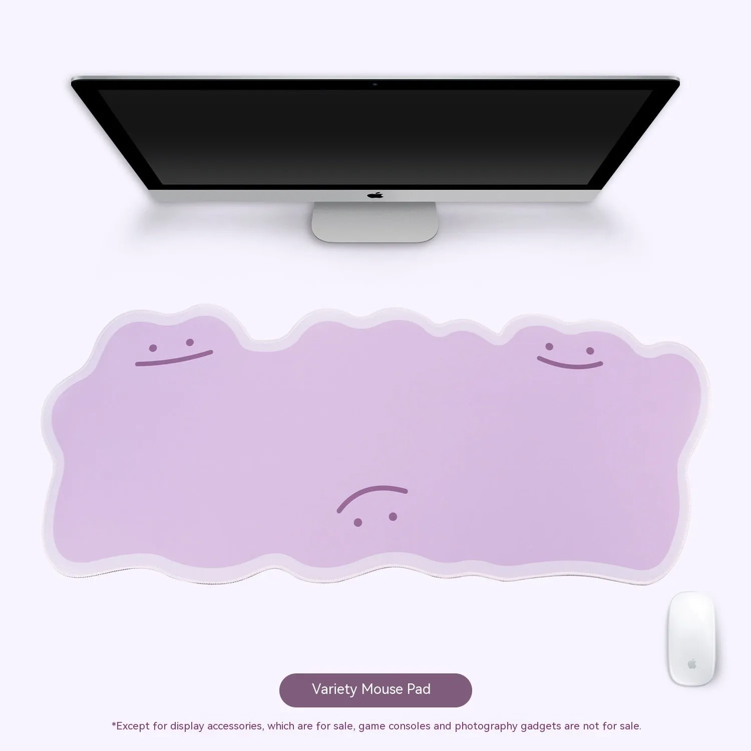 Extra large e-sports mouse pad with wrist rest, cloth surface, lock edge, 890x390x3mm, cartoon anime style